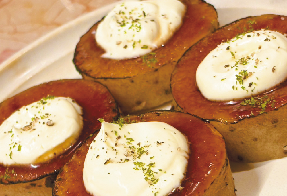 長芋のブリュレ